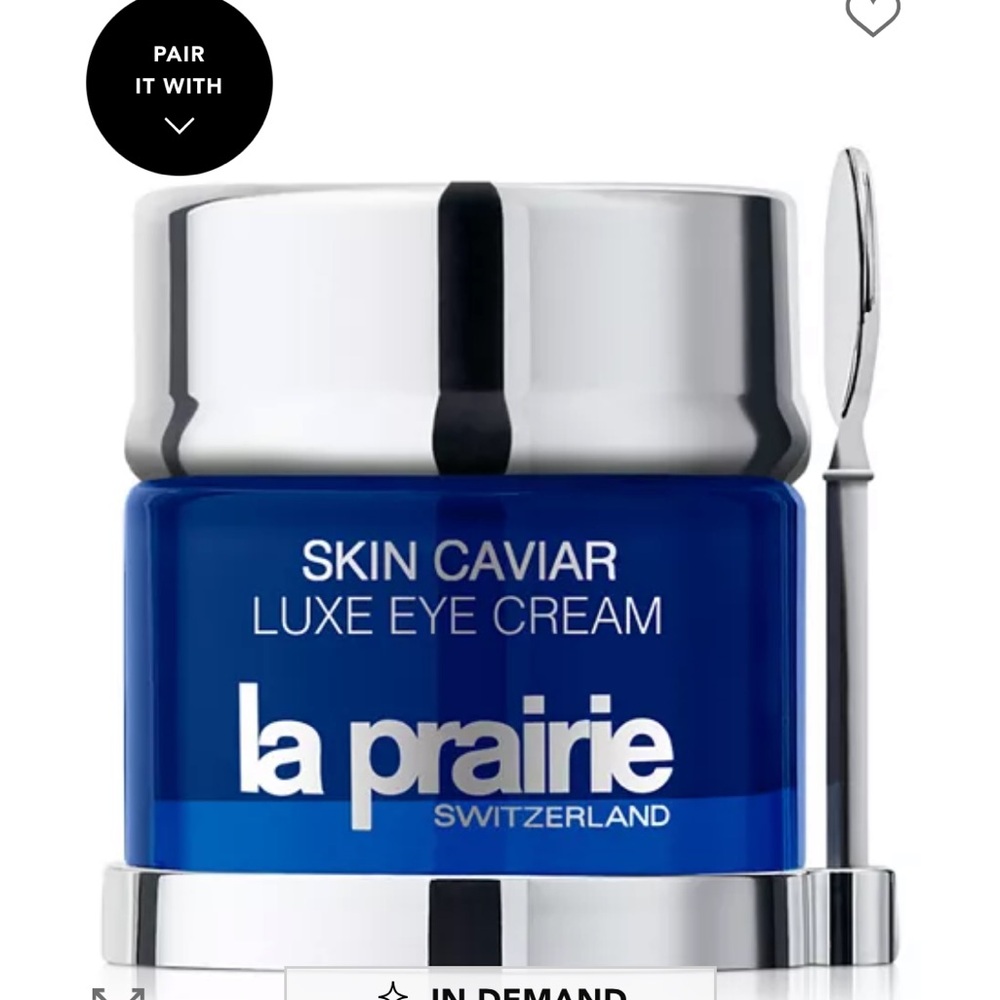 La Prairie Skin Caviar Luxe Eye Cream - Deep Blue and Shiny Silver